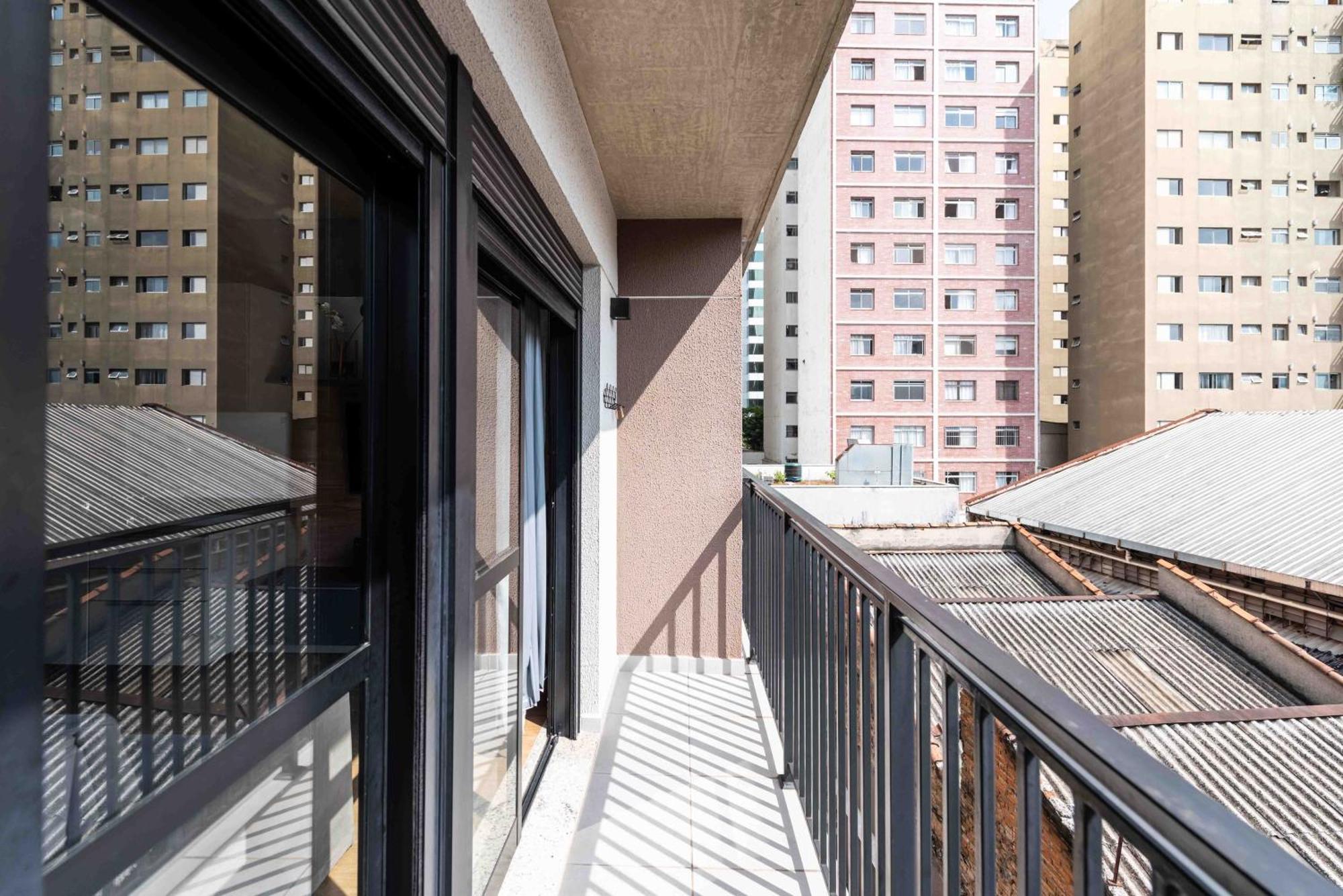 47 New Studio Next Paulista Av, Fast Wifi And Balcony サンパウロ エクステリア 写真